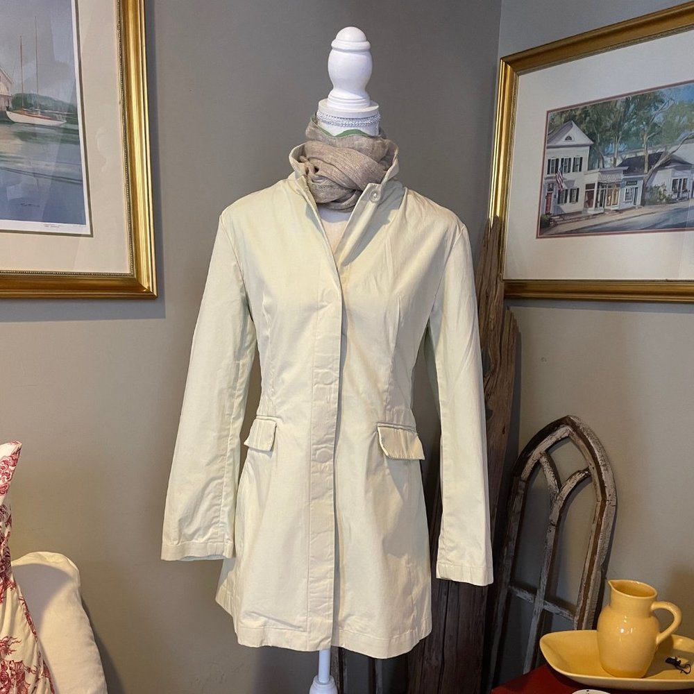 Banana Republic Mint Green Trench Coat